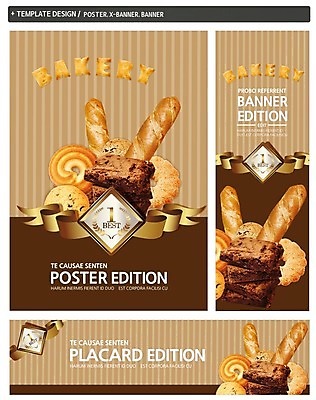 PSD 템플릿 배너 영어 배너템플릿 가로배너 ZIP 포스터 리본 세로배너 음식 빵 백그라운드 사람없음 세트 라벨 쿠키 과자 요식업 줄무늬 빵집 현수막 최고 바게트 문자 산업 무늬 디저트 프레임 가로 세로 상점 파일형식