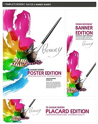 PSD 동물 템플릿 배너 배너템플릿 가로배너 ZIP 포스터 세로배너 나비 곤충 백그라운드 붓터치 사람없음 세트 컬러풀 화장 뷰티 화장용품 현수막 붓 아이섀도 컬러 가로 세로 화장품 미용용품 파일형식