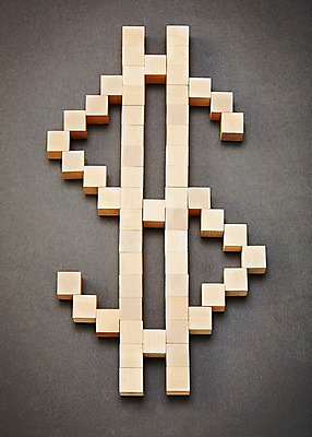 포토 JPG 스튜디오촬영 모양 도형 어린이교육 교육 놀이 실내 사람없음 금융 경제 장난감 놀이용품 달러 블록 화폐기호 오브젝트 교구 나무블록 국내포토 기호 돈 내부 목재 화폐 파일형식