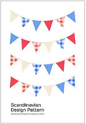 모양 문양 디자인 백그라운드 무늬 패턴 일러스트 북유럽 북유럽스타일 사람없음 패턴백그라운드 깃발 가랜드 국내일러스트 AI파일 유럽 파티용품 스타일 파일형식 벡터