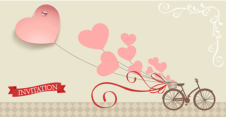 템플릿 리본 교통수단 결혼 백그라운드 카드템플릿 결혼식 사랑 사람없음 자전거 하트 축하 청첩장 초대장 초대 축하카드 하트풍선 풍선 이미지템플릿 AI파일 카드프레임 모양 감정 교통 컨셉 카드_감사 프레임 이벤트 바이크 파일형식 벡터