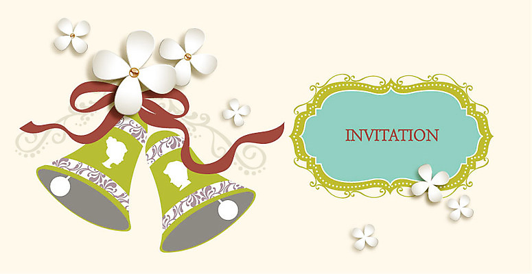 식물 템플릿 꽃 리본 결혼 백그라운드 카드템플릿 결혼식 프레임 사랑 사람없음 초인종 종 축하 청첩장 초대장 초대 축하카드 이미지템플릿 AI파일 카드프레임 감정 컨셉 카드_감사 이벤트 파일형식 벡터