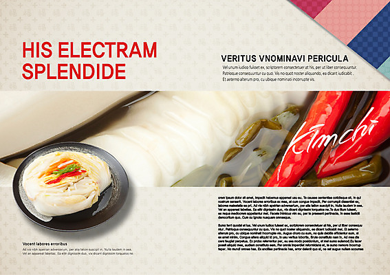 PSD 템플릿 편집 한국문화 한국전통 전통 그릇 접시 표지디자인 북디자인 출판디자인 내지 한식 음식 백그라운드 무늬 패턴 채소 북커버 고추 김치 한국 팜플렛 사람없음 전통무늬 요식업 무 배추김치 물김치 백김치 동치미 이미지템플릿 동양문화 식기 산업 아시아 뿌리채소 파일형식