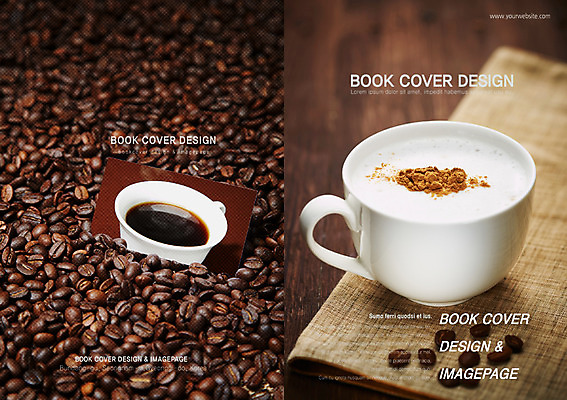 PSD 템플릿 편집 표지디자인 북디자인 출판디자인 표지 커피 음료 음식 백그라운드 북커버 잔 콩 팜플렛 사람없음 컵 요식업 거품 원두 차 커피잔 찻잔 원두커피 아메리카노 카푸치노 시나몬가루 시나몬 이미지템플릿 식기 산업 곡류 가루 파일형식