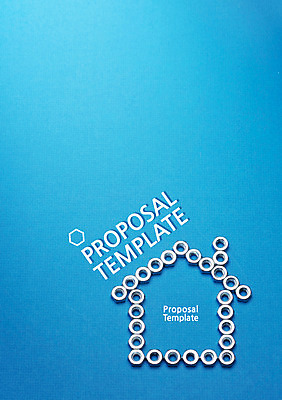 템플릿 표지 선 컬러 텍스트 주택 사람없음 파란색 나사 프레젠테이션 문서템플릿 서식 레이아웃 문서 제안서 볼트 이미지템플릿 AI파일 건물 공구 파일형식 벡터