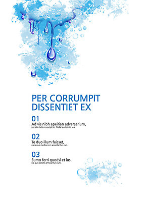 템플릿 내지 텍스트 사람없음 물방울 떨어짐 프레젠테이션 문서템플릿 서식 레이아웃 문서 제안서 목차 이미지템플릿 AI파일 컨셉 파일형식 벡터