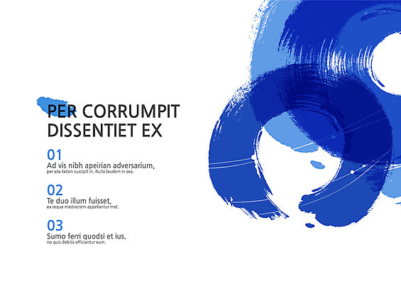 템플릿 내지 선 컬러 텍스트 붓터치 사람없음 파란색 터치 원형 프레젠테이션 문서템플릿 서식 레이아웃 문서 제안서 목차 이미지템플릿 AI파일 도형 파일형식 벡터