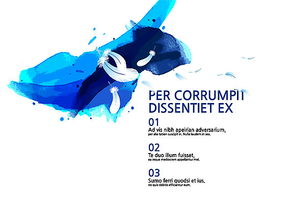 템플릿 내지 컬러 텍스트 털 사람없음 파란색 프레젠테이션 깃털 문서템플릿 서식 레이아웃 문서 제안서 목차 이미지템플릿 AI파일 파일형식 벡터