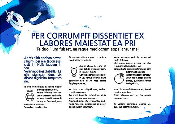 템플릿 내지 지구 컬러 전구 텍스트 그래프 털 사람없음 파란색 프레젠테이션 깃털 문서템플릿 서식 레이아웃 문서 제안서 이미지템플릿 AI파일 파일형식 벡터