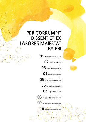 템플릿 내지 컬러 텍스트 사람없음 노란색 프레젠테이션 문서템플릿 서식 레이아웃 문서 제안서 목차 이미지템플릿 AI파일 파일형식 벡터