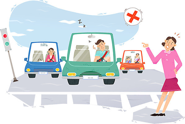 전신 여자 남자 캠페인 일러스트 자동차 서기 안전 사람 앉기 여러명 상반신 성인 운전 예절 공익캠페인 운전사 횡단보도 졸음 X 위험 신호등 예방 생활안전 안전수칙 교통안전 규칙 질서 안전운전 자동차예절 졸음운전 성인만 국내일러스트 AI파일 직업 알파벳 감정 육상교통 다수 컨셉 모션 보행로 파일형식 벡터