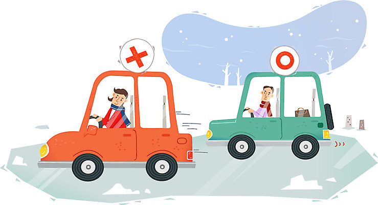 나무 식물 건축물 계절 여자 남자 캠페인 겨울 일러스트 자동차 안전 사람 앉기 상반신 성인 두명 건물 얼음 목도리 운전 눈 예절 공익캠페인 운전사 예방 생활안전 안전수칙 교통안전 빙판 규칙 질서 안전운전 자동차예절 과속 성인만 국내일러스트 AI파일 자연요소 직업 잡화 건축 육상교통 모션 날씨 파일형식 벡터