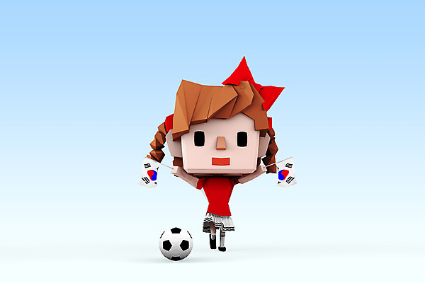 전신 PSD 편집이미지 캐릭터 여자 스포츠 백그라운드 축구공 공 응원 한국 3D캐릭터 한명 서기 들기 사람 그래픽 3D소스 3D 축구 응원용품 깃발 자신감 국기 태극기 붉은악마 축구응원 열정 여자만 여자한명만 편집소스 월드싸커 편집3D 1 감정 아시아 축구용품 모션 구기 디지털합성 오브젝트 파일형식