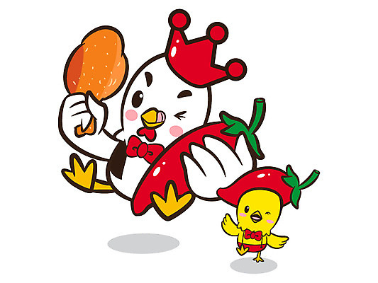 동물 캐릭터 동물캐릭터 일러스트 홍보캐릭터 고추 병아리 육류 들기 사람없음 요식업 치킨 닭고기 닭 매움 닭캐릭터 닭다리 일러캐릭터 AI파일 산업 채소 식재료 모션 조류 맛 닭고기요리 파일형식 벡터