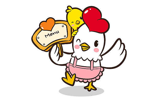 동물 캐릭터 동물캐릭터 일러스트 홍보캐릭터 병아리 육류 들기 사람없음 요식업 치킨 닭고기 앞치마 팻말 닭 메뉴 닭캐릭터 일러캐릭터 AI파일 산업 식재료 모션 조류 프레임 닭고기요리 파일형식 벡터