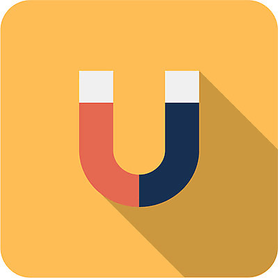 아이콘 문자 교육 상징 사람없음 픽토그램 플랫 심볼 오브젝트 플랫아이콘 그림 교구 자석 U자형자석 2D아이콘 AI파일 파일형식 벡터