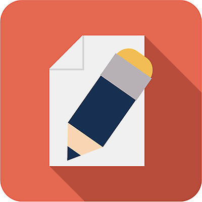 아이콘 문자 교육 종이 상징 사람없음 픽토그램 필기구 연필 플랫 심볼 오브젝트 플랫아이콘 그림 교구 2D아이콘 AI파일 문구용품 학용품 파일형식 벡터