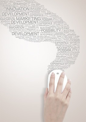 스튜디오촬영 PSD 편집 편집이미지 문자 손 알파벳 영어 성공 신체부위 단어 잡기 마우스 합성 가능 기술혁신 드래그 마케팅 이미지편집 컨셉 모션 실내 사람 컴퓨터용품 혁명 파일형식