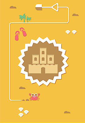 나무 동물 계절 모래 백그라운드 신발 일러스트 조개 슬리퍼 풍경 사람없음 여름 모래사장 야자수 여름풍경 꽃게 게 조개껍데기 플랫 삽 모래성 국내일러스트 AI파일 식물 바다 어패류 갑각류 파일형식 벡터 여름_계절