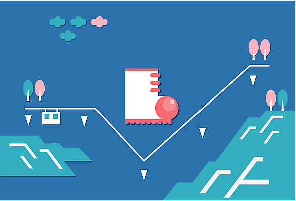 나무 식물 구름 계절 백그라운드 신발 일러스트 산 풍경 사람없음 건물 여름 여름풍경 등산 플랫 등산화 국내일러스트 AI파일 자연요소 건축물 트래킹 등산용품 파일형식 벡터 여름_계절