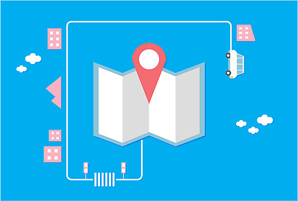 구름 계절 종이 백그라운드 지도 일러스트 자동차 산 풍경 사람없음 건물 여름 여름풍경 플랫 횡단보도 신호등 위치 국내일러스트 AI파일 자연요소 건축물 육상교통 보행로 파일형식 벡터 여름_계절