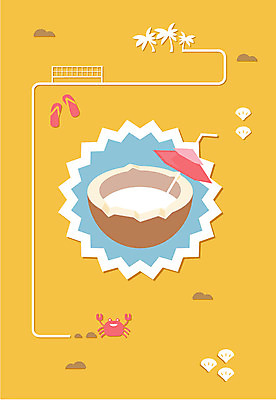 나무 식물 동물 계절 열매 음료 모래 백그라운드 과일 일러스트 조개 슬리퍼 빨대 풍경 사람없음 여름 모래사장 야자수 주스 여름풍경 꽃게 게 네트 조개껍데기 플랫 코코넛 국내일러스트 AI파일 스포츠 바다 신발 어패류 갑각류 파일형식 벡터 여름_계절