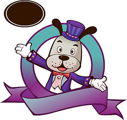 동물 캐릭터 한마리 옷 리본 동물캐릭터 일러스트 포유류 팔벌리기 안내 프레임 사람없음 마술 마술사 개 강아지 알림 개캐릭터 마술사모자 일러캐릭터 AI파일 모자_잡화 1 모션 반려동물 파일형식 벡터