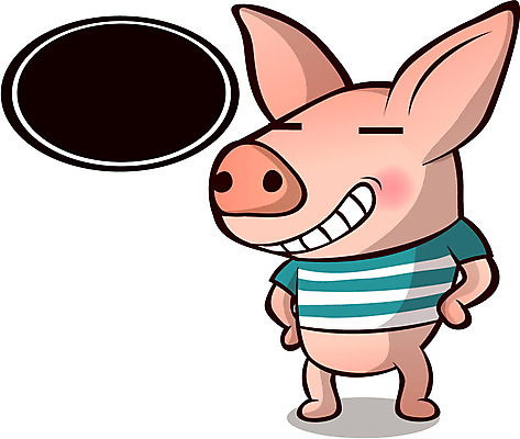 동물 캐릭터 한마리 동물캐릭터 일러스트 포유류 안내 프레임 사람없음 돼지 알림 돼지캐릭터 일러캐릭터 AI파일 1 파일형식 벡터