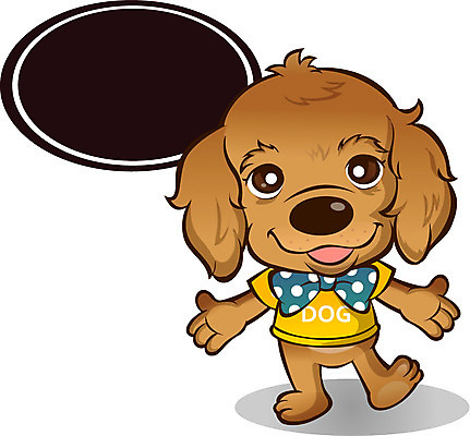 동물 캐릭터 한마리 동물캐릭터 일러스트 포유류 안내 프레임 사람없음 개 강아지 알림 개캐릭터 일러캐릭터 AI파일 1 반려동물 파일형식 벡터