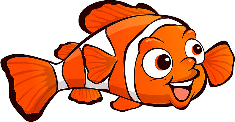 동물 캐릭터 한마리 동물캐릭터 일러스트 사람없음 바다동물 어류캐릭터 크라운피쉬 일러캐릭터 AI파일 1 바다 어류 수중동물 파일형식 벡터