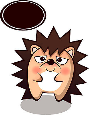 동물 캐릭터 한마리 동물캐릭터 일러스트 포유류 안내 프레임 사람없음 알림 고슴도치캐릭터 일러캐릭터 AI파일 1 고슴도치 파일형식 벡터