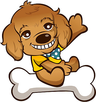 동물 캐릭터 한마리 리본 동물캐릭터 일러스트 포유류 뼈 사람없음 개 강아지 개캐릭터 일러캐릭터 AI파일 1 반려동물 파일형식 벡터