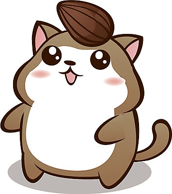 동물 캐릭터 한마리 동물캐릭터 일러스트 포유류 사람없음 쥐 햄스터 쥐캐릭터 해바라기씨 일러캐릭터 AI파일 1 씨앗 반려동물 설치류 파일형식 벡터