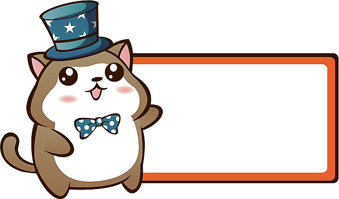 동물 캐릭터 모자 한마리 리본 동물캐릭터 일러스트 포유류 안내 프레임 사람없음 쥐 알림 햄스터 쥐캐릭터 마술사모자 일러캐릭터 AI파일 모자_잡화 1 잡화 반려동물 설치류 파일형식 벡터