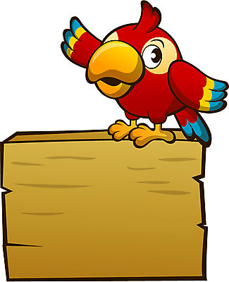 동물 캐릭터 한마리 동물캐릭터 일러스트 안내 프레임 사람없음 표지판 알림 새캐릭터 앵무새 일러캐릭터 AI파일 1 조류 알림판 파일형식 벡터