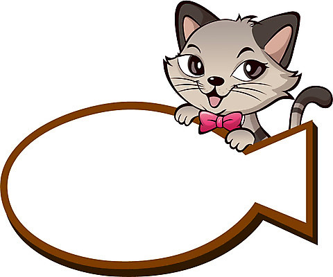 모양 동물 캐릭터 한마리 리본 동물캐릭터 일러스트 포유류 안내 프레임 어류 사람없음 반려동물 고양이 알림 고양이캐릭터 일러캐릭터 AI파일 1 수중동물 파일형식 벡터