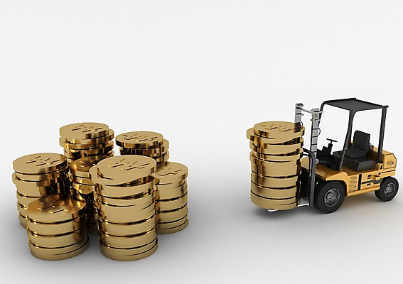 PSD 편집이미지 기호 산업 교통수단 백그라운드 비즈니스 자동차 사람없음 컴퓨터그래픽 그래픽 금융 경제 3D소스 3D 쌓기 동전 금색 운송업 화폐기호 운반 중장비 지게차 편집소스 편집3D 문자 육상교통 컬러 교통 돈 모션 산업장비 화폐 디지털합성 파일형식