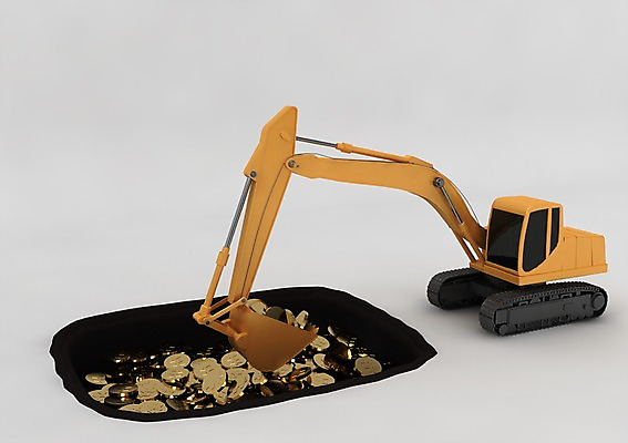 PSD 편집이미지 기호 산업 백그라운드 비즈니스 사람없음 컴퓨터그래픽 그래픽 금융 경제 3D소스 3D 쌓기 동전 금색 화폐기호 중장비 포크레인 편집소스 편집3D 문자 컬러 돈 모션 산업장비 화폐 디지털합성 파일형식