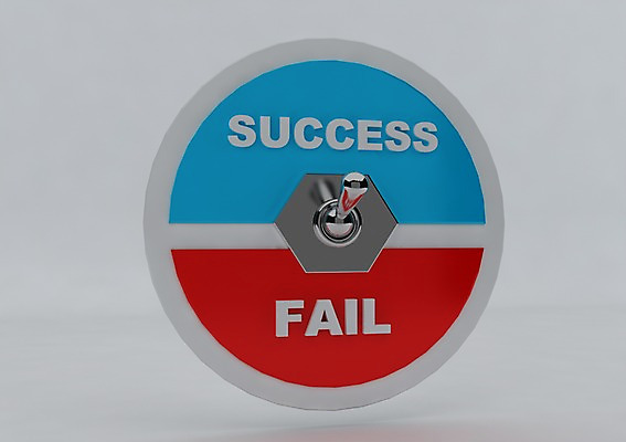 PSD 편집이미지 문자 알파벳 영어 컬러 백그라운드 비즈니스 성공 사람없음 컴퓨터그래픽 그래픽 빨간색 파란색 단어 3D소스 3D 실패 스위치 편집소스 편집3D 컨셉 좌절 디지털합성 파일형식