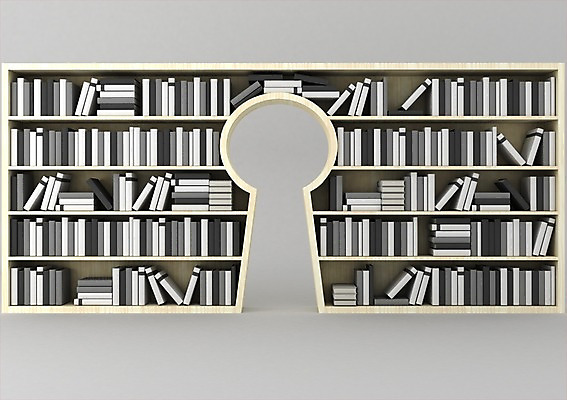 모양 PSD 편집이미지 교육 백그라운드 책장 흑백 사람없음 컴퓨터그래픽 그래픽 책 인테리어 3D소스 3D 구멍 도서관 열쇠구멍 편집소스 편집3D 디자인 가구 촬영기법 디지털합성 파일형식