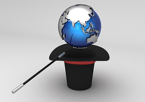 PSD 편집이미지 모자 지구 백그라운드 비즈니스 사람없음 컴퓨터그래픽 그래픽 지구본 3D소스 3D 마술 마술봉 봉 마술사모자 편집소스 편집3D 모자_잡화 잡화 디지털합성 마술도구 파일형식