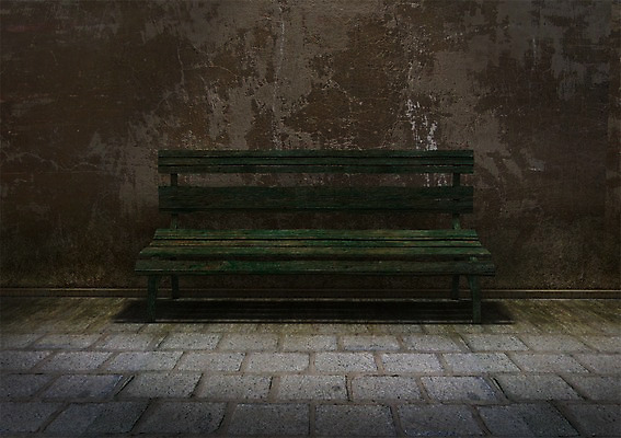 PSD 편집이미지 벽 백그라운드 벤치 의자 조명 바닥 사람없음 컴퓨터그래픽 그래픽 빛 3D소스 3D 나무의자 편집소스 편집3D 가구 목재 디지털합성 파일형식