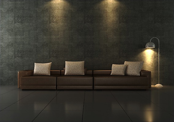 PSD 편집이미지 벽 백그라운드 쿠션 조명 바닥 사람없음 컴퓨터그래픽 그래픽 빛 인테리어 소파 반사 3D소스 3D 편집소스 편집3D 디자인 의자 디지털합성 파일형식
