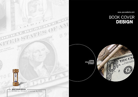 PSD 템플릿 편집 표지디자인 북디자인 출판디자인 표지 시계 백그라운드 지폐 돈 북커버 비즈니스 팜플렛 사람없음 금융 경제 시간 모래시계 이미지템플릿 모래 재산 파일형식