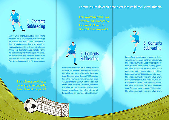 PSD 템플릿 편집 표지디자인 북디자인 출판디자인 남자 내지 리플렛 스포츠 백그라운드 북커버 3단접지 축구공 공 응원 축구선수 운동선수 사람 팜플렛 잔디 성인 세명 운동 파이팅 축구 경기장 축구장 골대 축구골대 남자만 성인남자만 성인만 월드싸커 이미지템플릿 식물 축구용품 스포츠시설 모션 건강 구기 파일형식