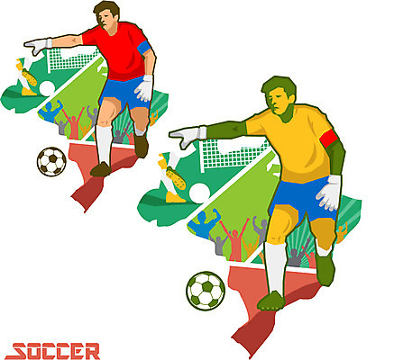 전신 남자 스포츠 일러스트 축구공 공 응원 축구선수 운동선수 서기 사람 경기 여러명 운동 축구 경기장 군중 축구응원 열정 골키퍼 월드싸커 국내일러스트 AI파일 감정 다수 축구용품 스포츠시설 모션 건강 구기 파일형식 벡터