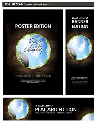 PSD 구름 템플릿 배너 배너템플릿 가로배너 ZIP 포스터 세로배너 스포츠 백그라운드 골프 공 하늘 레저 골프공 잔디 사람없음 세트 운동 현수막 구멍 자연요소 식물 골프용품 건강 가로 세로 구기 파일형식