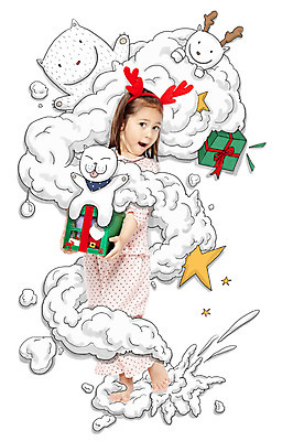 전신 PSD 서양인 외국인 동물 백인 구름 편집 편집이미지 라이프스타일 여자 어린이라이프 어린이 백그라운드 포토일러 사슴 뿔 합성일러스트 선물 한명 서기 들기 사람 소녀 앞모습 선물상자 상자 고양이 잠옷 머리띠 디지털합성 편집일러스트 반려 여자만 여자한명만 어린이만 소녀만 소녀한명만 이미지편집 자연요소 1 옷 뷰포인트 장신구 포유류 모션 인종 생활 반려동물 파일형식