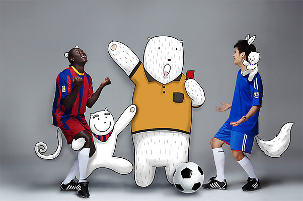 전신 PSD 외국인 동물 편집 편집이미지 남자 스포츠 흑인 백그라운드 유니폼 축구공 공 모션 포토일러 축구선수 운동선수 실내 합성일러스트 서기 웃음 사람 동양인 경기 20대 성인 두명 청춘 운동 축구 고양이 기쁨 디지털합성 즐거움 편집일러스트 꼬리 축구화 축구경기 퇴장 레드카드 반려 남자만 성인남자만 청년만 청년남자만 성인만 이미지편집 서양인 옷 감정 운동화 컨셉 축구용품 포유류 표정 건강 경고 인종 청년 내부 반려동물 구기 카드_놀이용품 파일형식