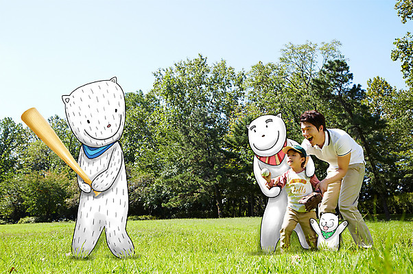 주간 전신 PSD 나무 식물 동물 편집 편집이미지 라이프스타일 남자 아들 어린이 스포츠 백그라운드 자연 놀이 포토일러 합성일러스트 서기 웃음 사람 동양인 풍경 소년 잔디 성인 야외 두명 맑음 고양이 야구 한국인 야구방망이 글러브 야구글러브 풀 부자 아빠 디지털합성 야구공 편집일러스트 반려 남자만 이미지편집 자연요소 스포츠용품 장갑 컨셉 공 포유류 가족 모션 날씨 표정 인종 생활 반려동물 구기 야구용품 생태계 파일형식